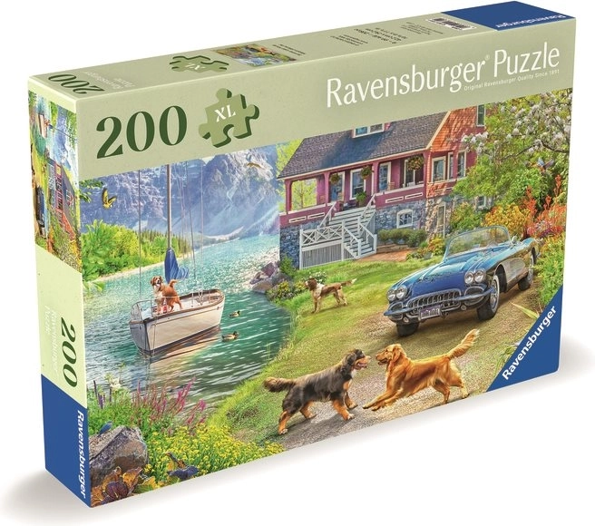 Puzzle Léto u jezera 200 dílků od Ravensburger