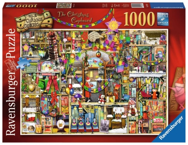 RAVENSBURGER Puzzle Vánoční skříň 1000 dílků