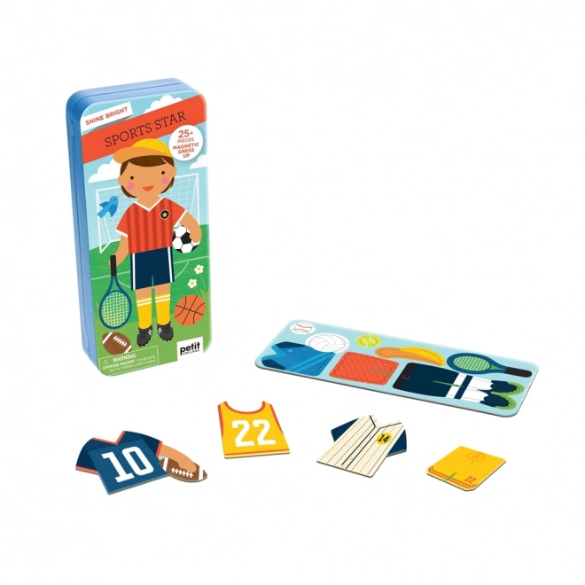 Magnetické puzzle pro děti – Sportovec