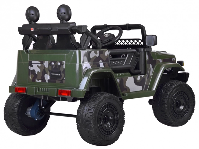 Elektrické autíčko Toyota FJ Cruiser pro děti – Zelená
