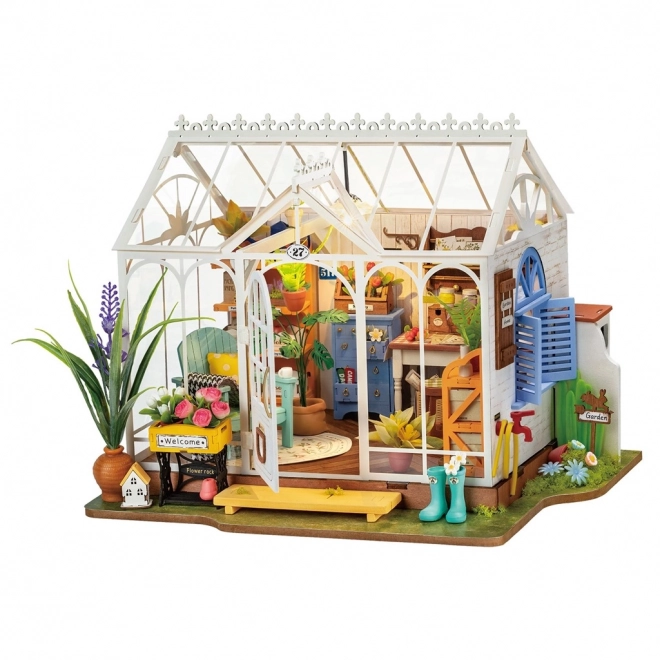 3D dřevěné puzzle Vysněný zahradní dům