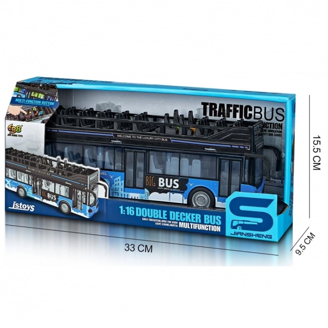 Realistický autobus se světelnými a zvukovými efekty
