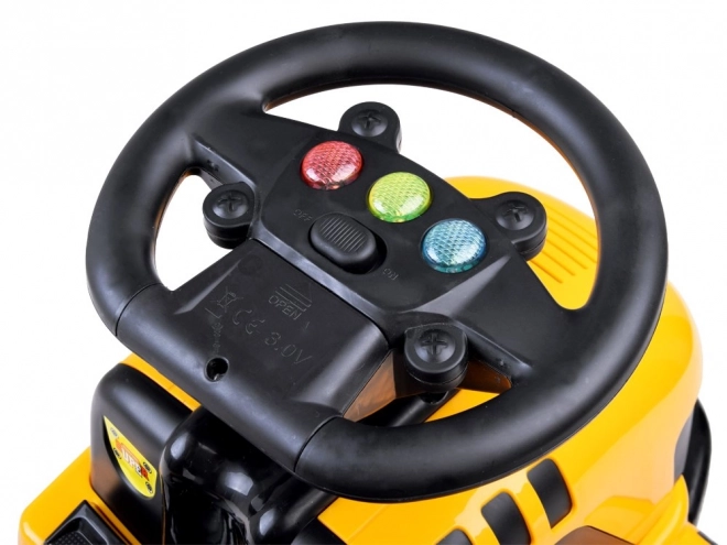 Jeździk Traktor s Přívěsem – Žlutá
