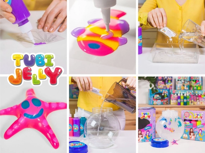 Zábavná sada Tubi Jelly s velkým akváriem Mořská panna
