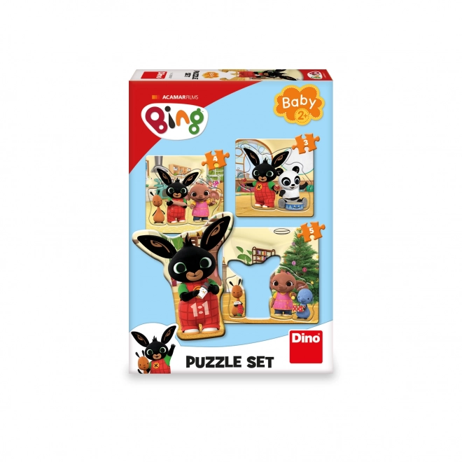BING A KAMARÁDI 3-5 baby Puzzle set