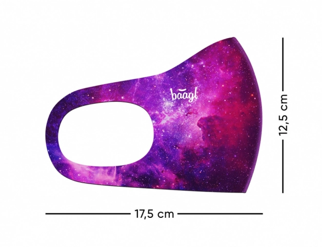 BAAGL Antibakteriální rouška pro dospělé – Galaxy