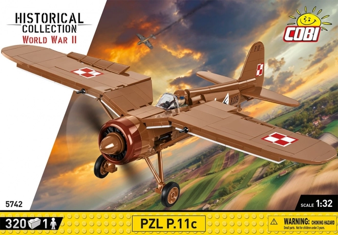 COBI 5742 II WW PZL P.11c, 1:32, 320 k, 1 f
