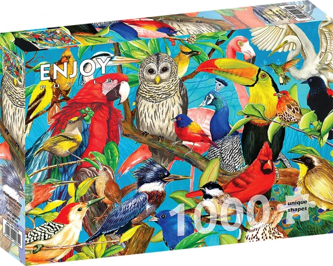 Puzzle Opeřené Šílenství 1000 Dílů