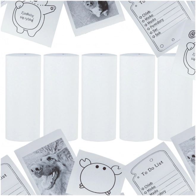 Termální papír pro mini tiskárnu 5,7 cm x 4,5 m - 5 ks