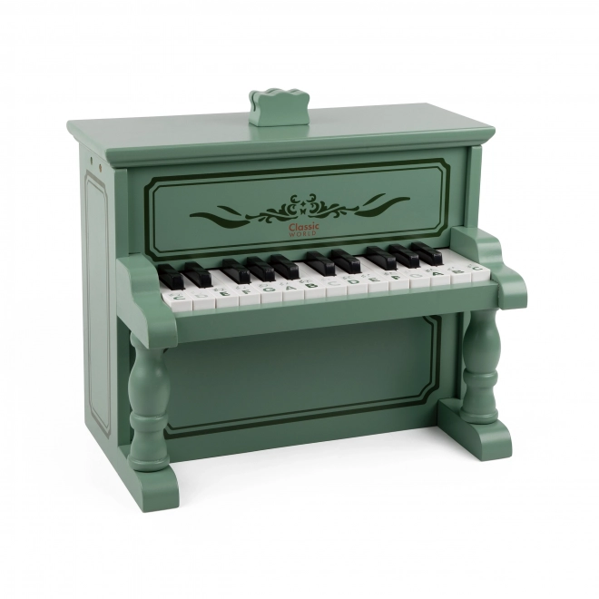 Dětské pianinko Classic World s učebnicí