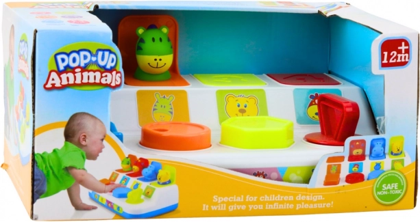 Interaktivní hra pro děti Pop Up Zvířátka