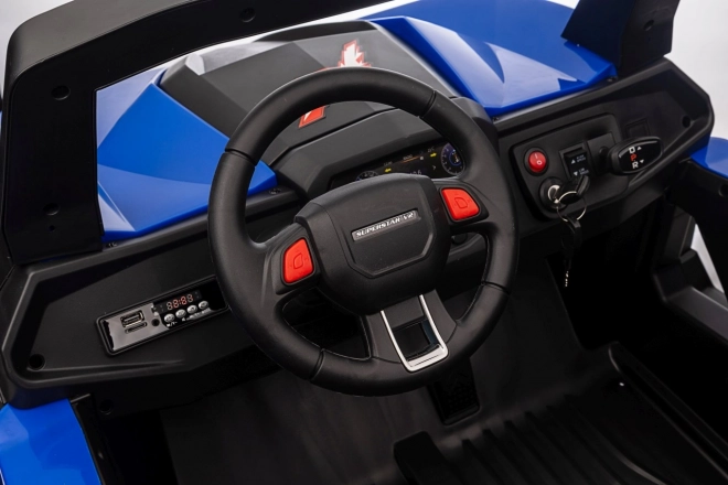 Dětský elektrický buggy UTV-MX modrý