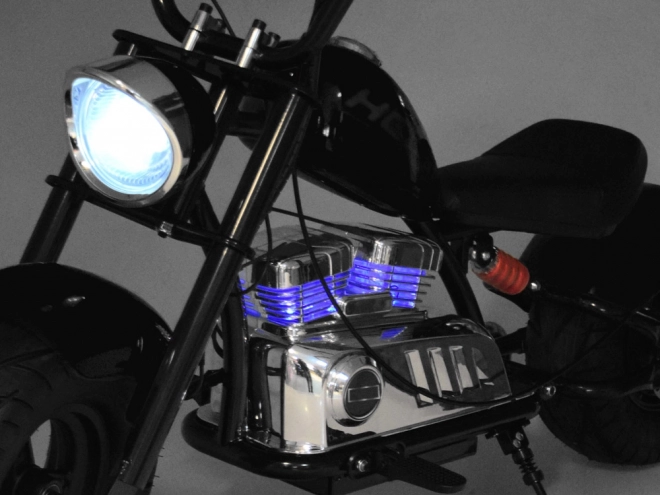 Elektrický motocykl Chopper pro děti – Černá