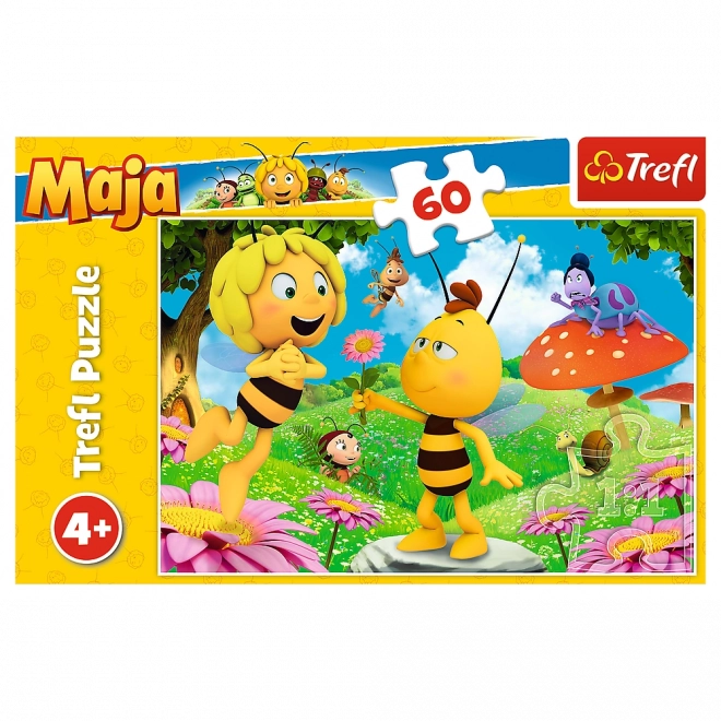 Puzzle Trefl Květina pro Maju pohádka Včelka Maja