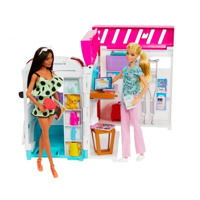 Barbie mobilní klinika sanitka