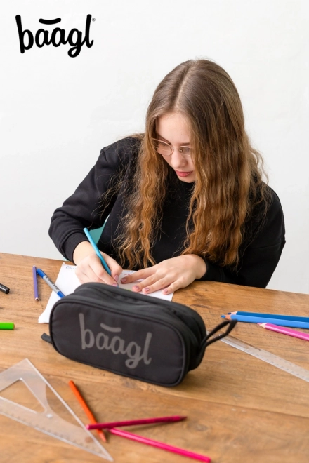 Studentský penál Baagl Black