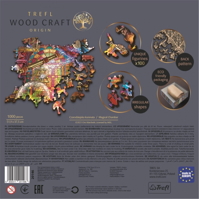 Dřevěné puzzle Kouzelná komnata 1000 dílků