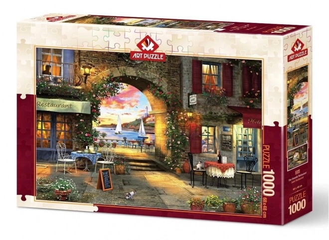 ART PUZZLE Puzzle Restaurace na pobřeží 1000 dílků