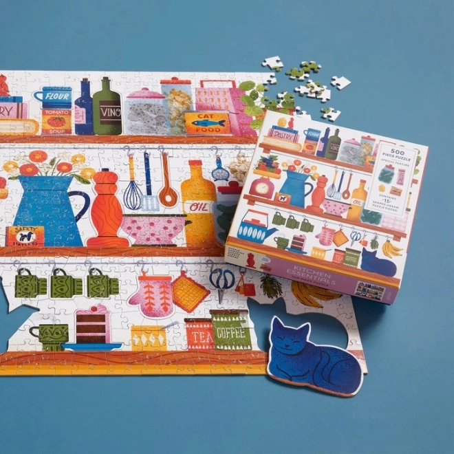 Puzzle základní kuchyňské potřeby 500 dílků