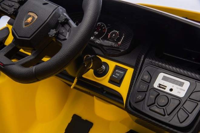 Žluté auto Lamborghini Revuelto XL