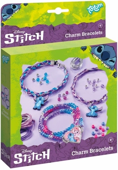 Kreativní sada na výrobu náramků s motivem Stitch