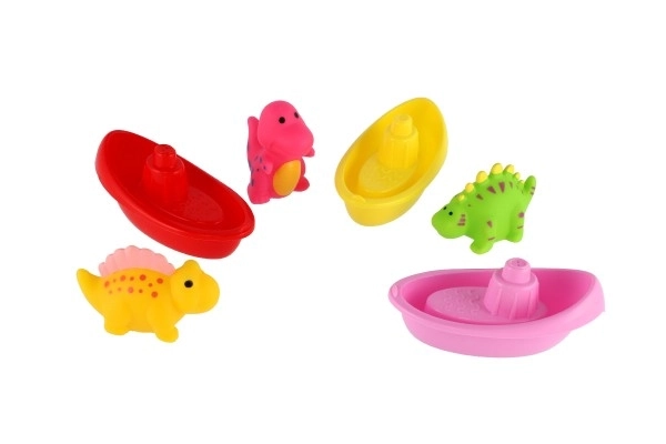 Stříkací lodičky a dinosauři do vody