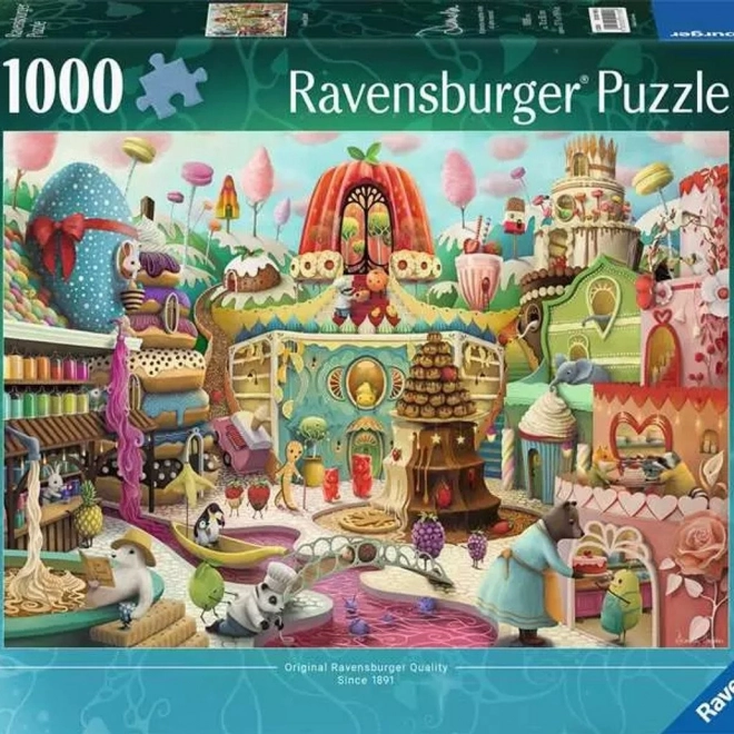Puzzle Sladká ulice 1000 dílků Ravensburger