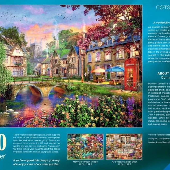 Ravensburger Puzzle Cotswoldská cesta 1000 dílků