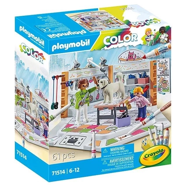 Playmobil Salon pro psy s Crayola barvami