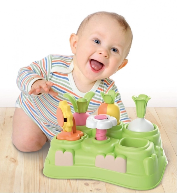 CLEMENTONI BABY Vkládačka Barevná zahrada (Play For Future)