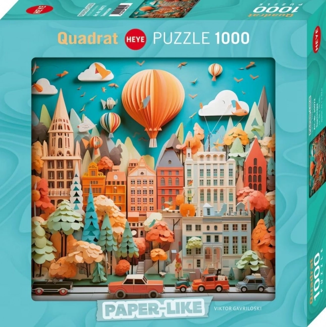 Heye čtvercové puzzle městská krajina 1000 dílků