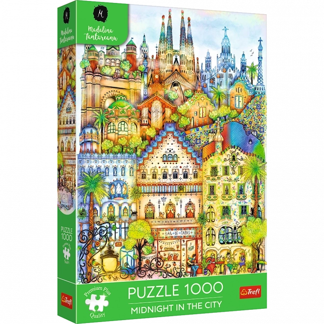 Puzzle premium 1000 dílků – půlnoc v Barceloně