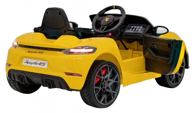 Dětské auto Porsche 718 – Žluté