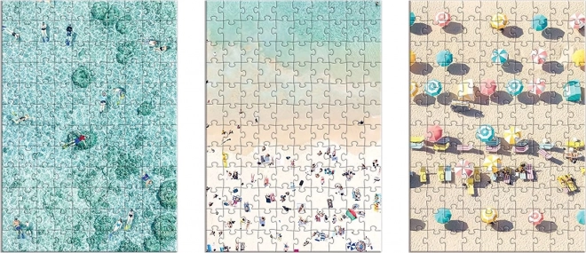 Galison Puzzle Letecké záběry pláží 3×120 dílků