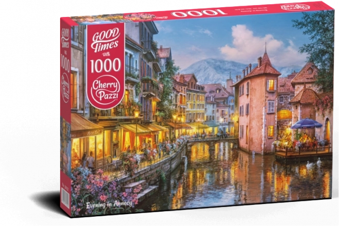 Puzzle Večer v Annecy 1000 dílků