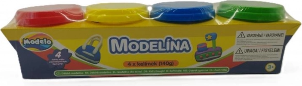 Modelína MODELO 4×140 g – různé barvy
