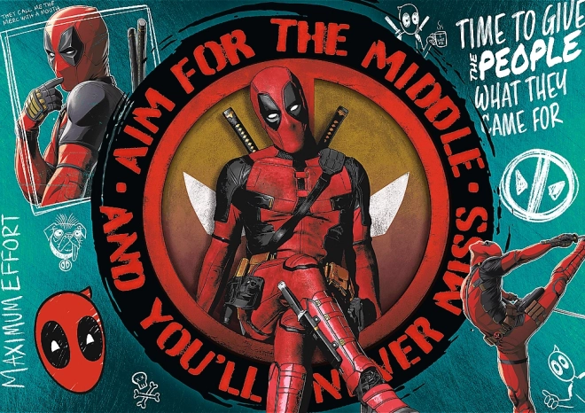 TREFL Puzzle Premium Plus: Deadpool 1000 dílků