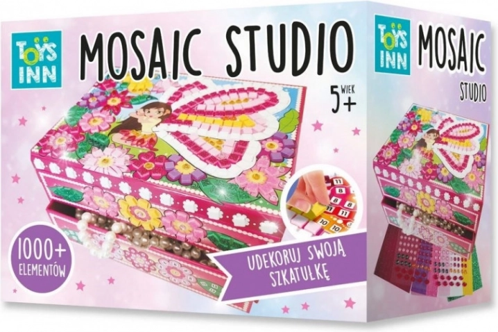 Kreativní sada mozaiková šperkovnice víla