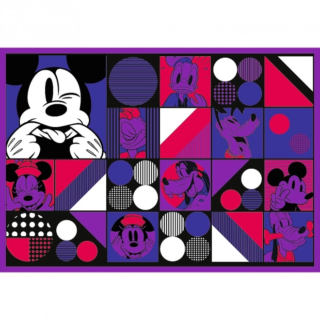Puzzle 4x250 dílků Mickey Mouse