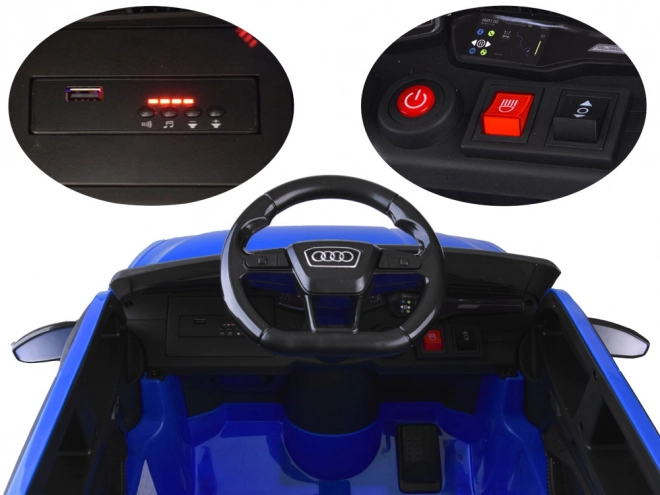 Elektrické autíčko Audi RS 6 pro děti – Modrá