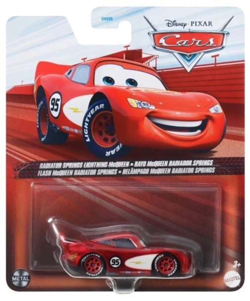 Závodní auto Blesk McQueen z filmu Auta
