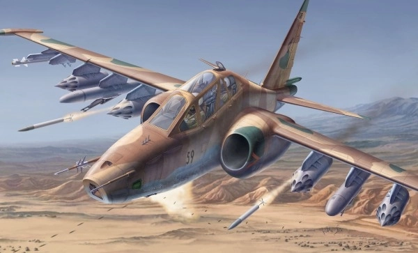 Sestavitelný model letadla Suchoj Su-25 UB/UBK
