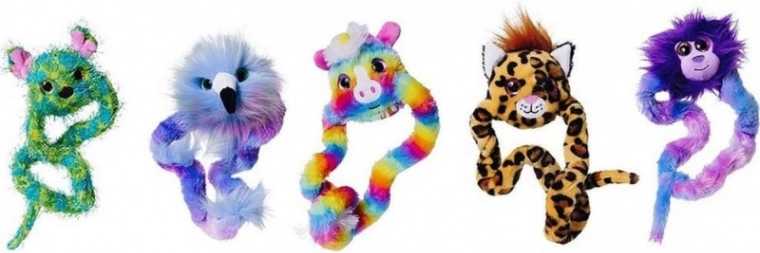 Tangle plyšoví kamarádi – smyslové chlupaté hádky mix