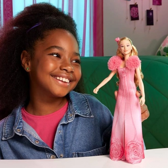 Zpívající panenka Glinda z filmu Wicked s písní "Popular"