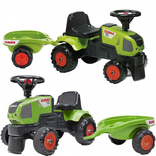 Odstrkovadlo - traktor Claas s volantem a valníkem
