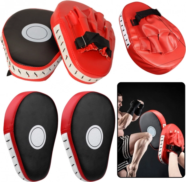 Tréninková rukavice Pad Kickbox Červená