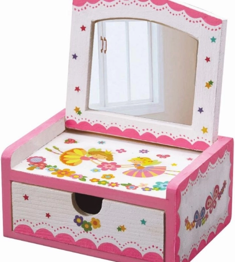 Zrcátko a šuplík pro malé poklady