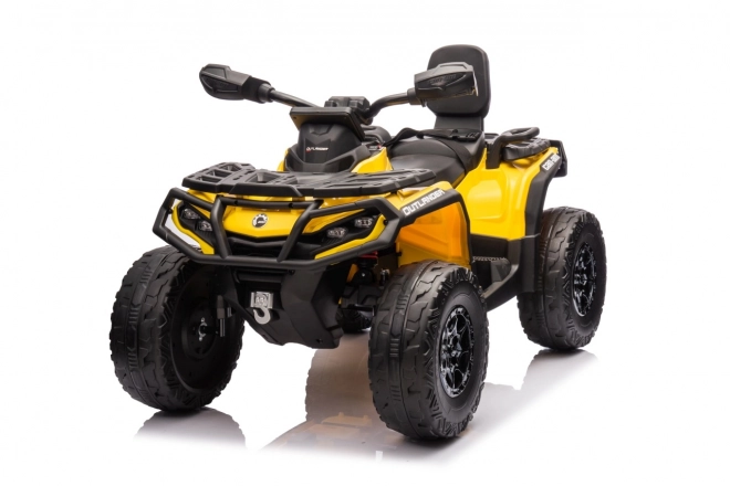 Dětská čtyřkolka Can Am Outlander ATV žlutá