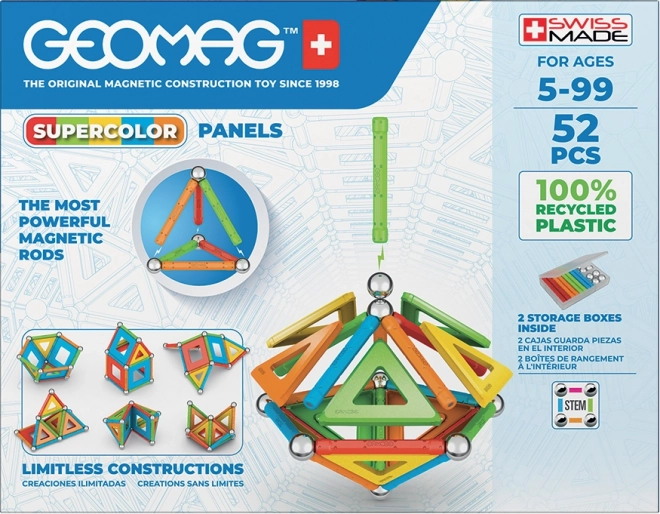 Geomag Supercolor 52 dílků