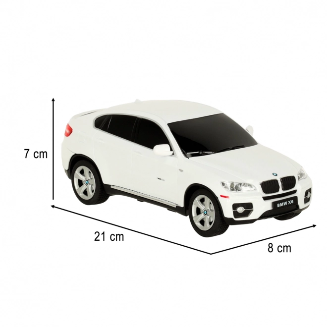 Zdalně řízené auto BMW X6 1:24 bílé